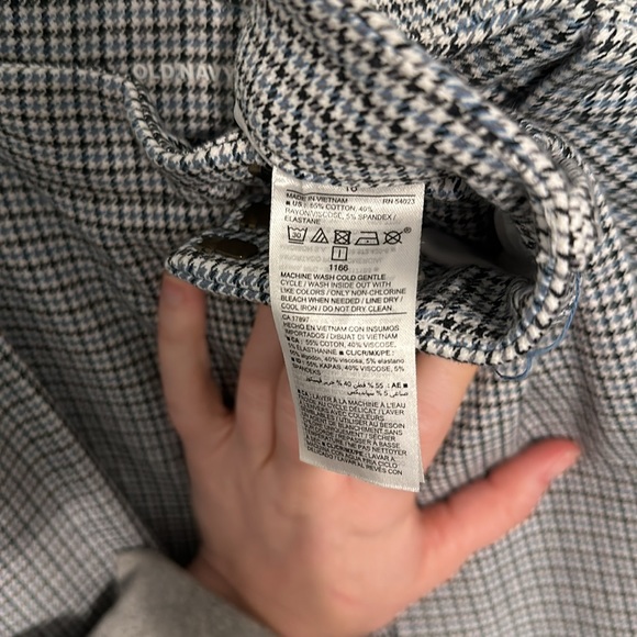 Old navy pixie pant in houndstooth - Picture 4 of 4